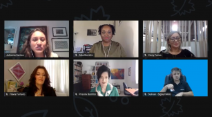 Debate do webinar #ÓperaHoje - mesa mulheres na ópera