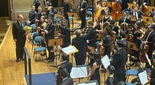 Bryn Terfel no encerramento do concerto na Sala São Paulo [William Pereira]