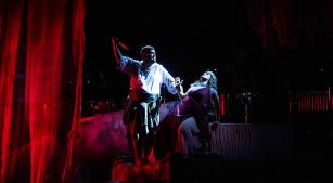 Cena de ‘Clitemnestra’, produção do Festival de Música Erudita do Espírito Santo (divulgação, Fábio Prieto)