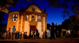 A Igreja Nossa Senhora do Rosário dos Pretos, em Tiradentes (divulgação/Marlon de Paula)