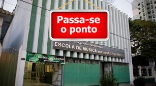 Montagem sobre foto da fachada da Empem (foto wikimedia commons, Fábio Mendes)
