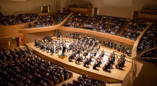Orquestra Filarmônica de Minas Gerais durante concerto na Sala Minas Gerais [Divulgação/Rafael Motta]