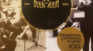 Reprodução detalhe da capa do livro Orquestra Sinfônica da UFRJ 100 anos (reprodução)