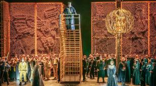 Cena de Nabucco da Ópera de Israel (divulgação, Boris Shahnovich)