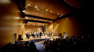 Osusp em apresentação no Auditório Camargo Guarnieri (divulgação, Marcos Santos)