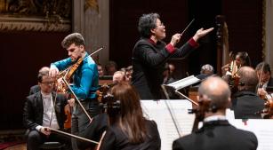 Sinfônica Municipal, Guido Sant’Anna e Mei-Ann Chen no concerto de Prokofiev (divulgação, Rafael Salvador)