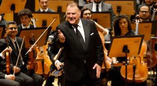 Bryn Terfel durante concerto na Sala São Paulo em 2023 [Divulgação]