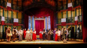 Cena da ópera 'O contractador de diamantes' [Divulgação/Marcio James/Secretaria de Cultura e Economia Criativa]