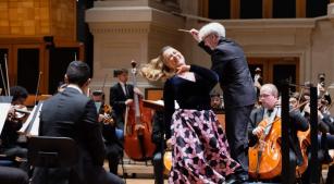 A soprano Diana Damrau durante concerto na Sala São Paulo [Divulgação/Ana Clara Miranda]