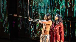 Cena de 'O guarani', no Theatro Municipal de São Paulo [Divulgação]