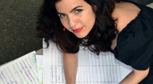 A compositora Michelle Agnes [Divulgação]