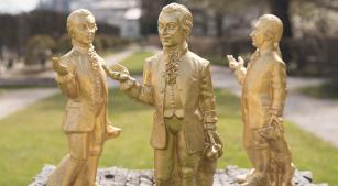 Instalação de Ottmar Hörl em Salzburg (divulgação, Wolfgang Lienbacher)