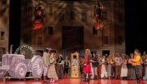 Cena da produção de 'Don Giovanni' no Theatro Municipal de São Paulo [Divulgação/Larissa Paz]
