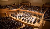Orquestra Filarmônica de Minas Gerais durante concerto na Sala Minas Gerais [Divulgação/Rafael Motta]