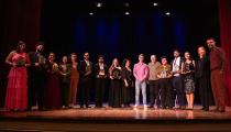 Premiados, júri e organizadores do V Concurso de Canto Natércia Lopes (divulgação)