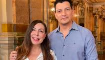 A mezzo soprano Denise de Freitas e o barítono Johnny França [Reprodução/Facebook]