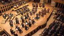 A Osusp durante concerto na Sala São Paulo [Divulgação/Klinsman Santana]