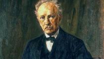 O compositor Richard Strauss em pintura de Max Liebermann [Divulgação]