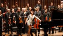 A pianista Yuja Wang durante concerto no Teatro Cultura Artística [Divulgação/TCA]