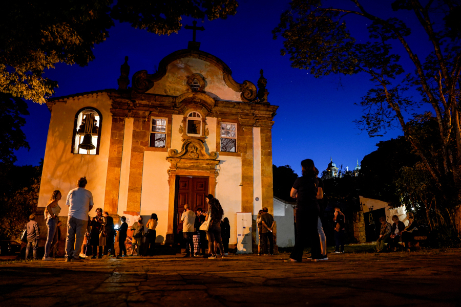 A Igreja Nossa Senhora do Rosário dos Pretos, em Tiradentes (divulgação/Marlon de Paula)