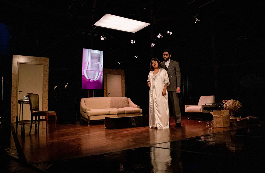 Cena de ‘De hoje para amanhã’, produção do Theatro Municipal de São Paulo (divulgação, Natalia Cesar) Cena de ‘De hoje para amanhã’, produção do Theatro Municipal de São Paulo (divulgação, Natalia Cesar)