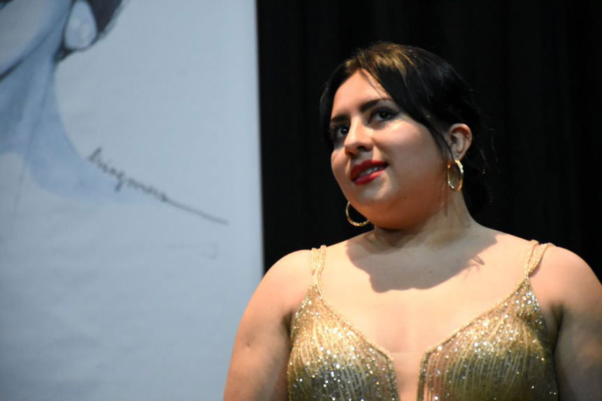 A soprano mexicana Fernanda Allande venceu o primeiro prêmio (divulgação, Francielle Arantes)