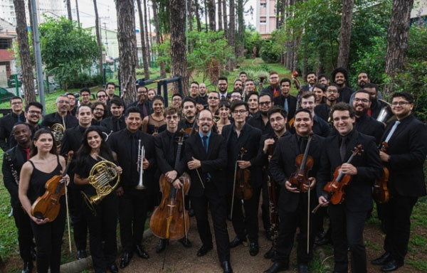 A orquestra Gru Sinfônica (divulgação, Rodrigo Marcelo)