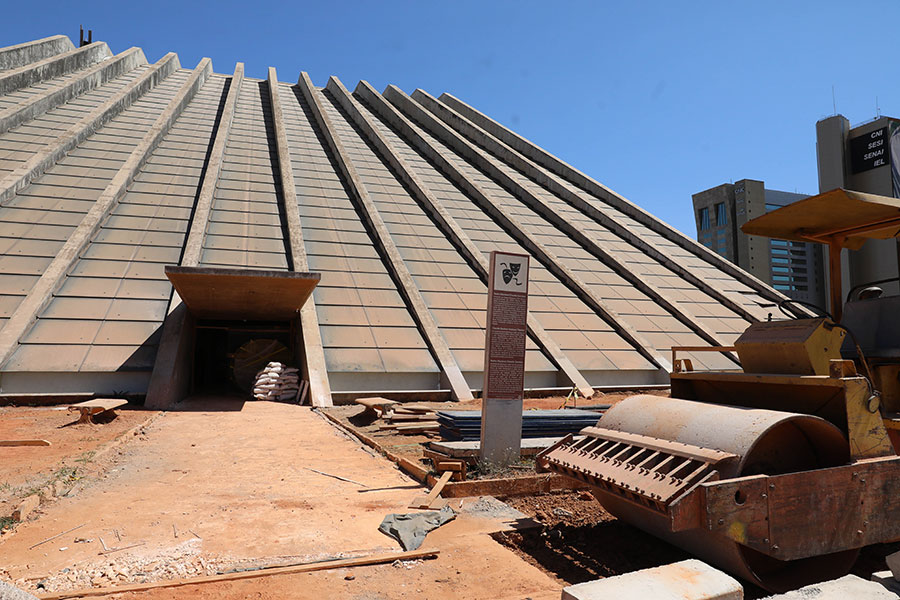 Teatro Nacional Claudio Santoro em obras (divulgação, Paulo H. Carvalho, Agência Brasília) Teatro Nacional Claudio Santoro em obras (divulgação, Paulo H. Carvalho, Agência Brasília)