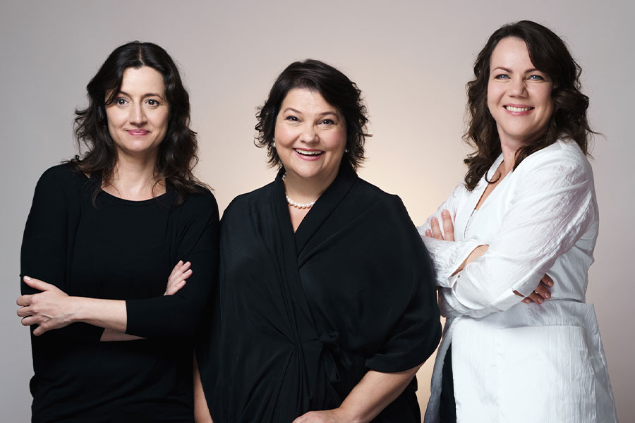 Camila Fresca, Marília Vargas e Liuba Klevtsova (divulgação, Cleber Correa)